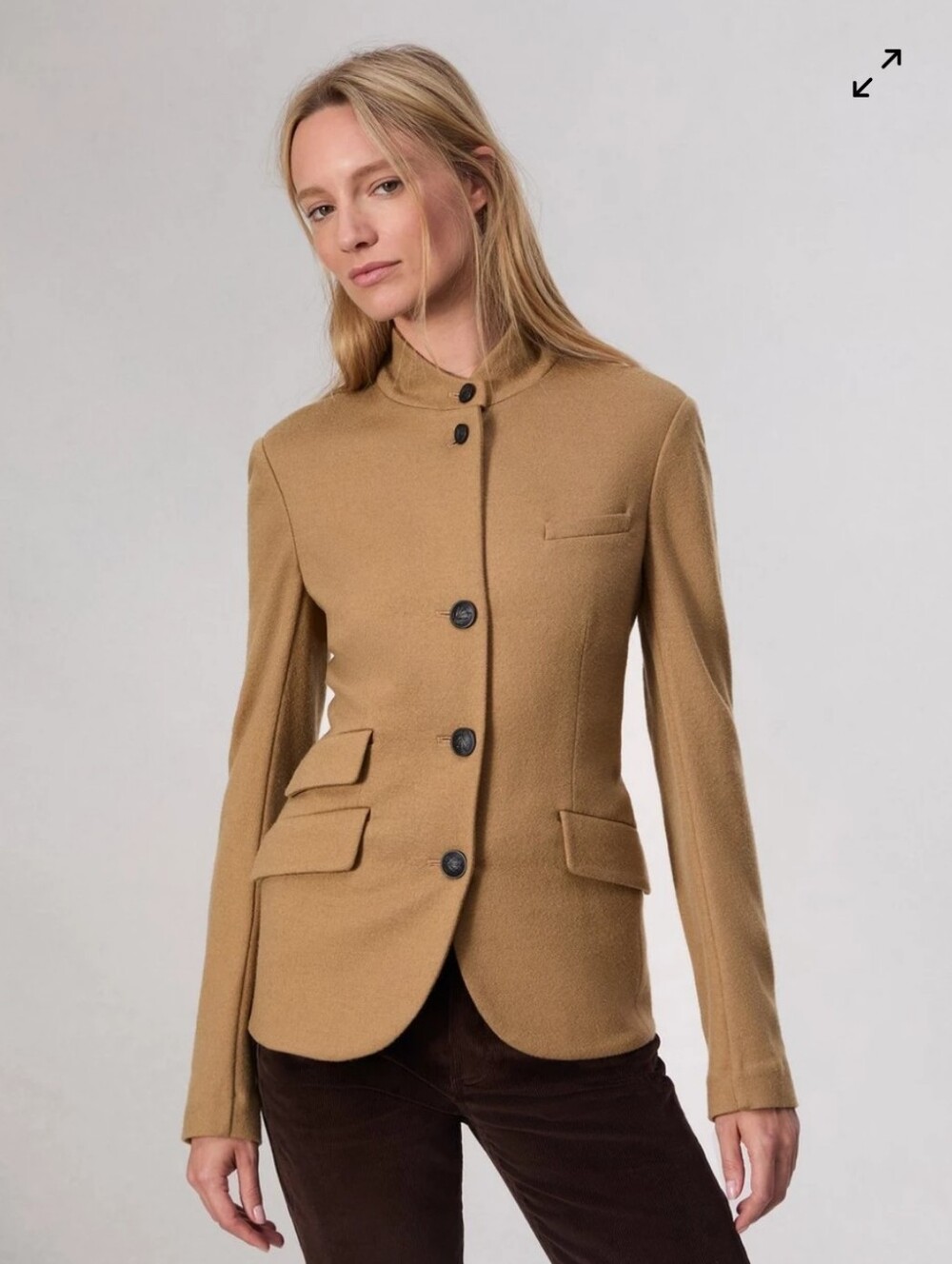 Rag & Bone Slade Ponte Blazer in  Camel - size 2  $495